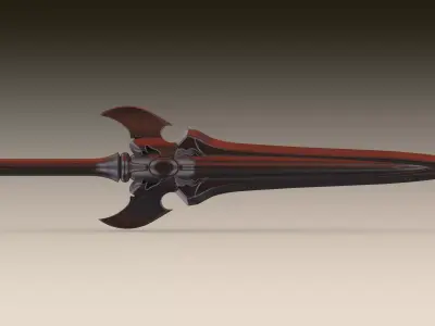 3D model Dynasty Knife from Lineage2 Game 3D print model
