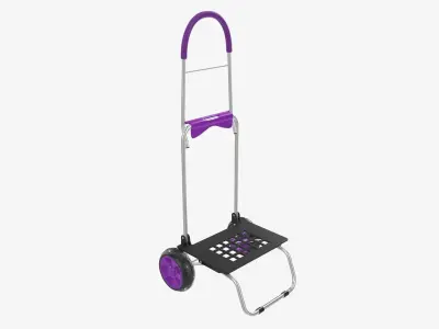 Utility foldable cart 3D model