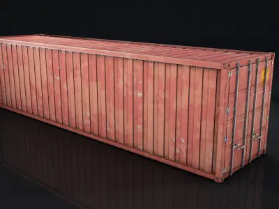 Shipping Container- High quality 3D model