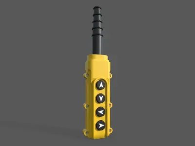 Crane Controller M8 Low-poly 3D model
