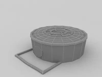 Land Mine 3D model purchase