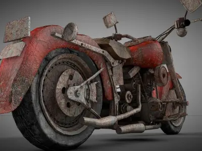 Rusty Bike 3D model purchase