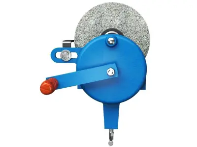 Manual Bench Grinder 3D model