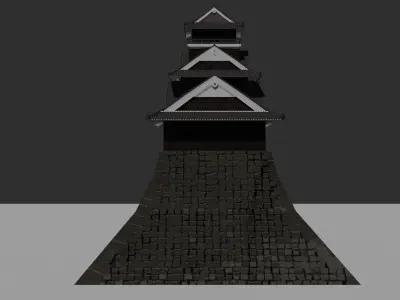 Japanese Castle 3D model