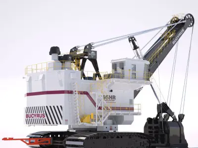 Bucyrus 495HR 3D model