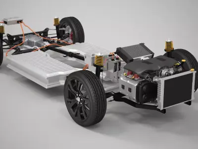 RWD Hybrid Chassis 3D model