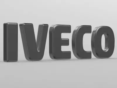 iveco logo 3D model