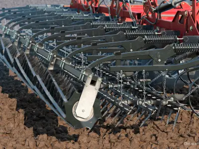 CASE Tiger-Mate 255 Field Cultivator 3D model