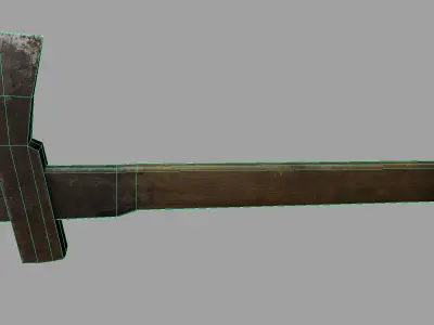 Survival Axe - Game Ready - VR AR Low-poly 3D model