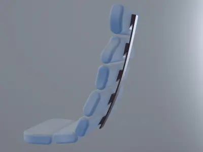 ELECTRIKE chair with light shining Free 3D model