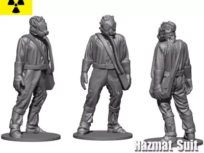 Hazmat suit  3D print model purchase