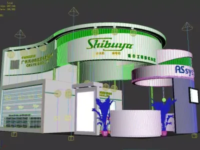 Exhibition - Area -6X9-3DMAX2009-033 3D model