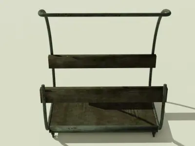 trolley Low-poly 3D model buy
