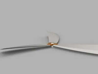 Mechanical Fan 4 3D model
