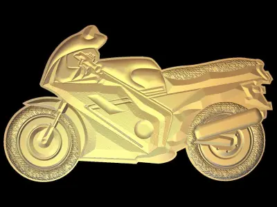 Moto v2 Suitable for embossing Hot Foil Technique  3D model