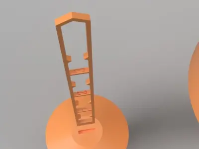 Oils funnel heavy duty Free 3D model