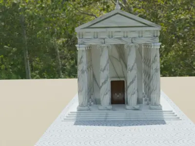 Greek Temple 3D model