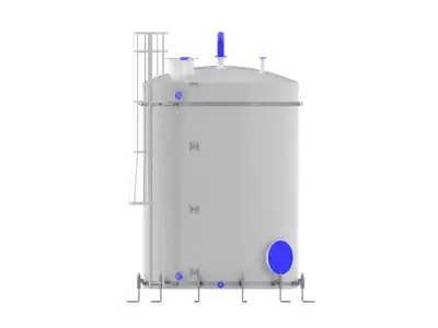 Estanque 50m3 frp 3D model
