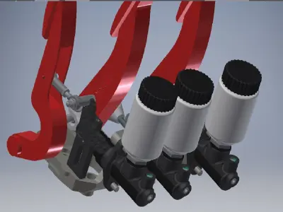 CAR SERIES MASTER CYLINDER 3D model