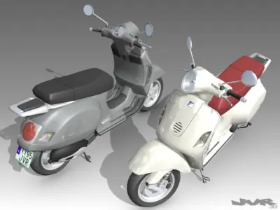 Vespa GT 200 3D model