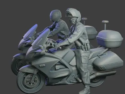 Honda ST 1300 police HSTP1 001 - 002 3D print model