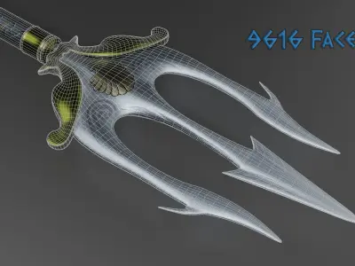 The Trident of Poseidon 3D model