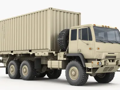 M1085 container truck 3D model