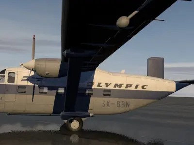 Short SC 7 Skyvan or Flying Shoebox 3D model