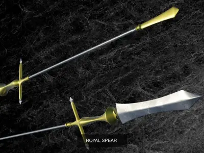 MEDIEVAL SPEAR SET  3D Model Pack