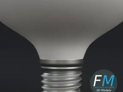 G95 LED globe light bulb 3D model