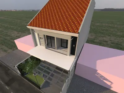 Private House 3D model 4
