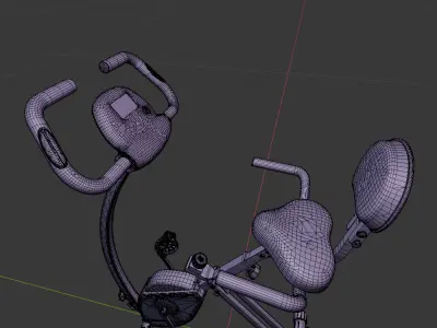 flywheel gym equipment 3D model