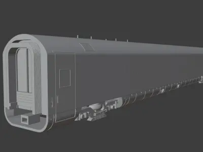 H0 1-87 scale Reisezugwagen Apmz 116 4 3D print model