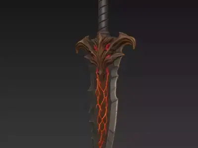 Cursed Armory - Gothic Dark Fantasy Weapon Collection 3D Model Pack
