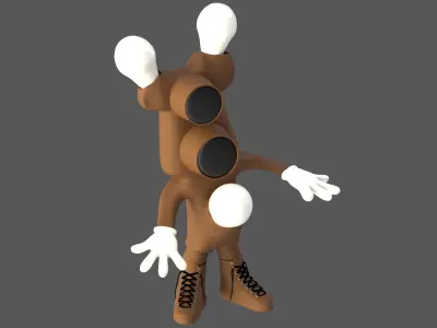  Cartoon Bulb Holder v1 