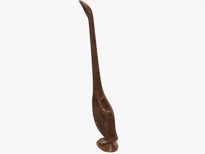Figurine goose 3D model