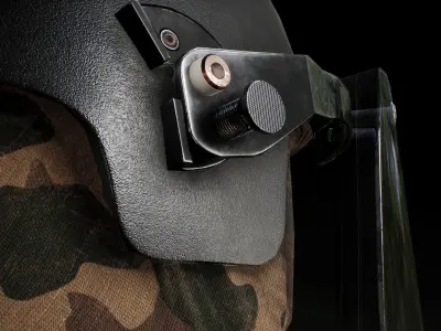 Military Buletproof Helmet Kiver-M Low-poly 3D model