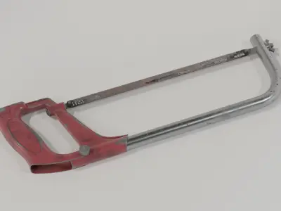  Hack Saw Low-poly 3D model