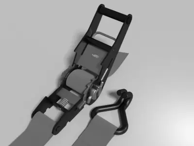 Ratchet Strap 3D model