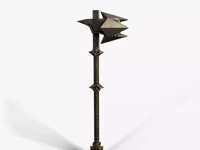 War Hammer 03 V2 Low-poly 3D model