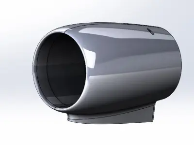 Sailplane JetFan 110 EDF Pylon incl reduce exit 3D print model