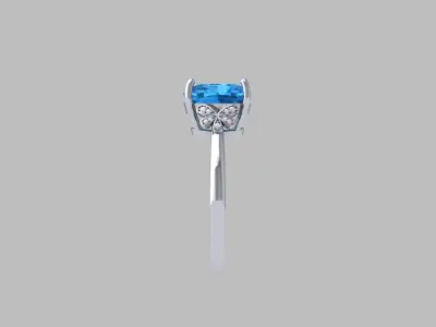 Wedding Ring  3D print model 359