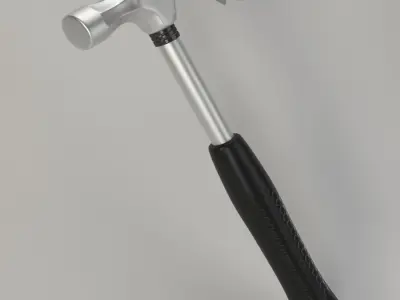 Steel Claw Hammer 3D model