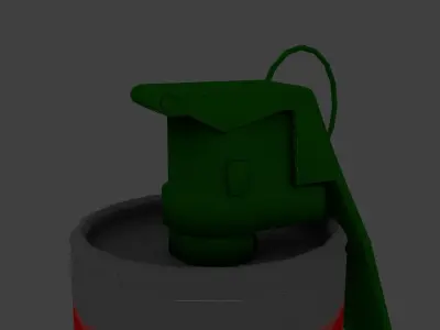 Flash Grenade Low Poly Low-poly 3D model