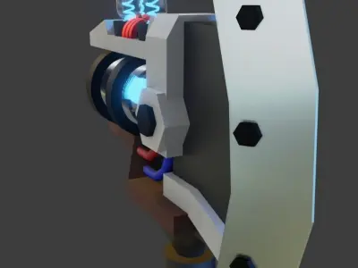 AXE Fortnite-Style Low-poly 3D model