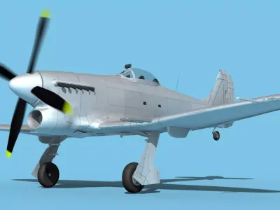 Hawker Hawker Tempest MK1 V00 3D model