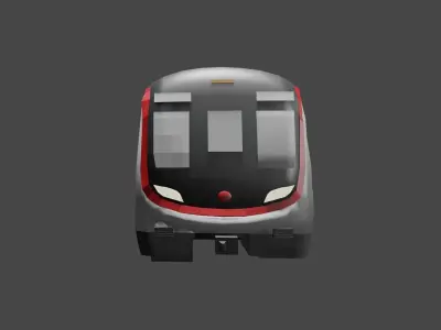 Hong Kong MTR Q-Train  3D model