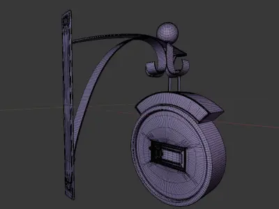 wall clock 005 3D model