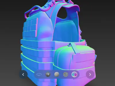 Military armor 3d model 3D model