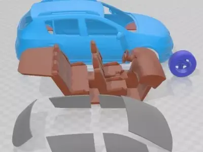 Dacia Sandero 2013 Stepway Printable Car  3D print model